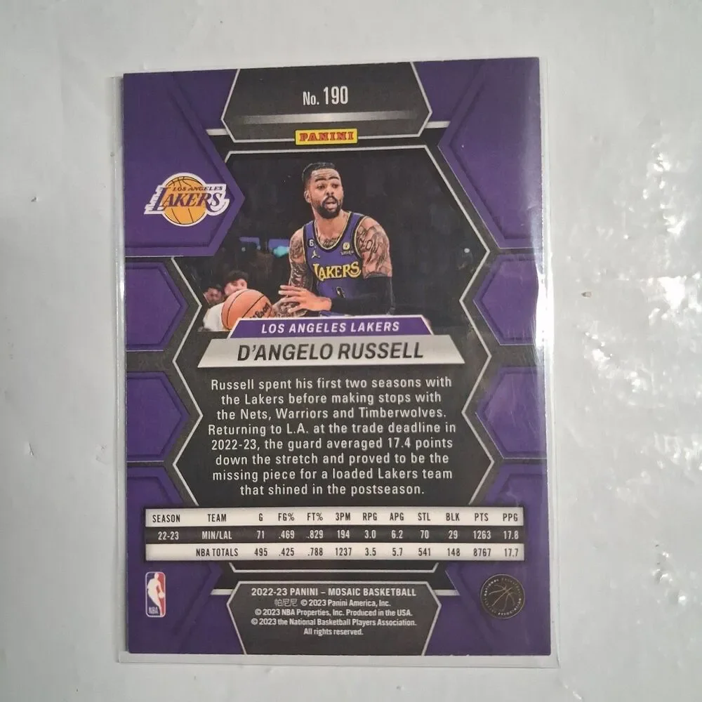 2022-23 Panini Mosaic - D'Angelo Russell #190